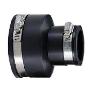 Flex overgang 50 × 40 mm med slangeklemmer