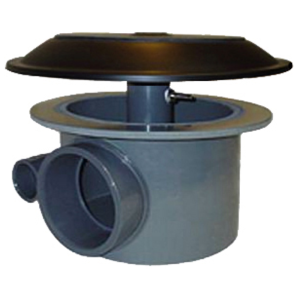 Bunndren 110 mm Spindrift med luftkuppel til hagedam