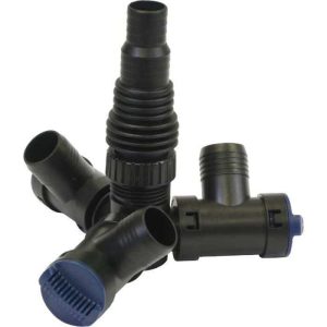 Treveis-kran inn 19–25 mm / ut 25 mm – To uttak til hagedam