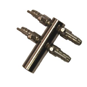 Manifold 4-port metall 8MM