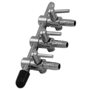 Manifold 3-port metall 4MM