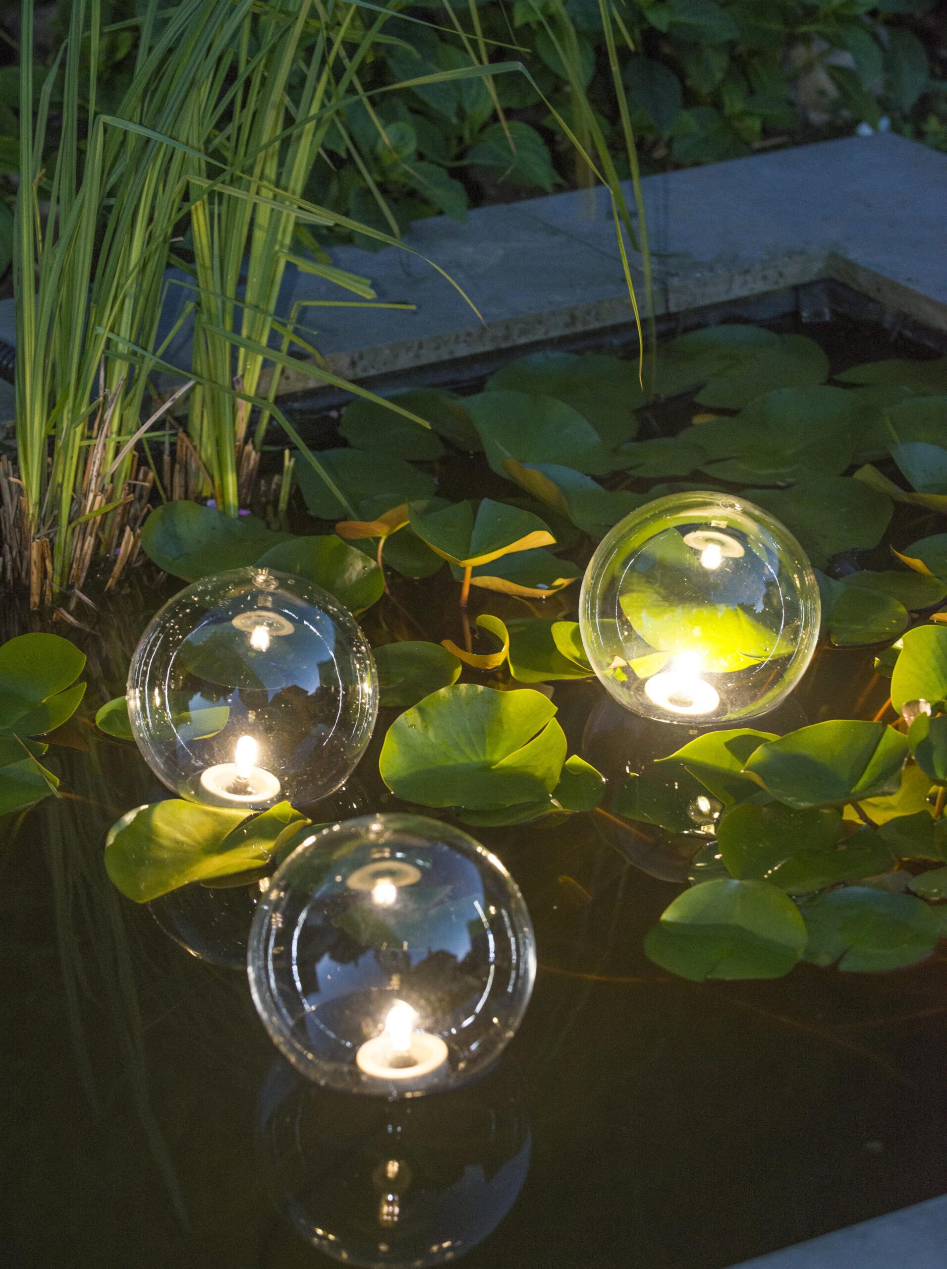 Ubbink MultiBright Float 3 LED sett med tre flytende lyskuler