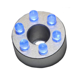 LED ring 6 dioder blå uten transformator