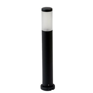Koksgrå LED-stolpe 65cm