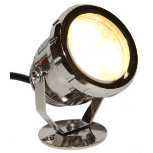 LED spot metall 3W varmhvit