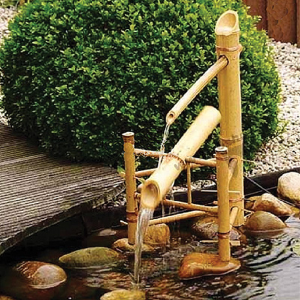Bamboo – Naturlig fontene av ekte bambus