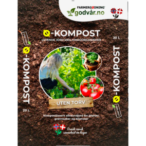 Ø-Kompost 20L sekk til hagedam