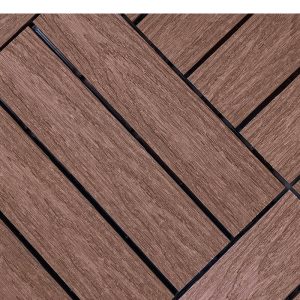 Woodlon trekompositt helle Brown til hagedam