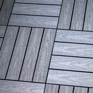 Woodlon trekompositt helle Light Grey til hagedam