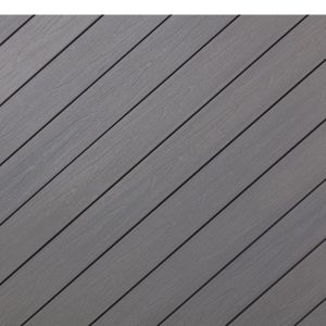 Woodlon Elegance trekompositt Light Grey til hagedam