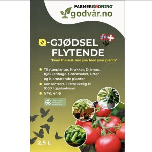Ø-gjødsel flytende 2.5 liter til hagedam