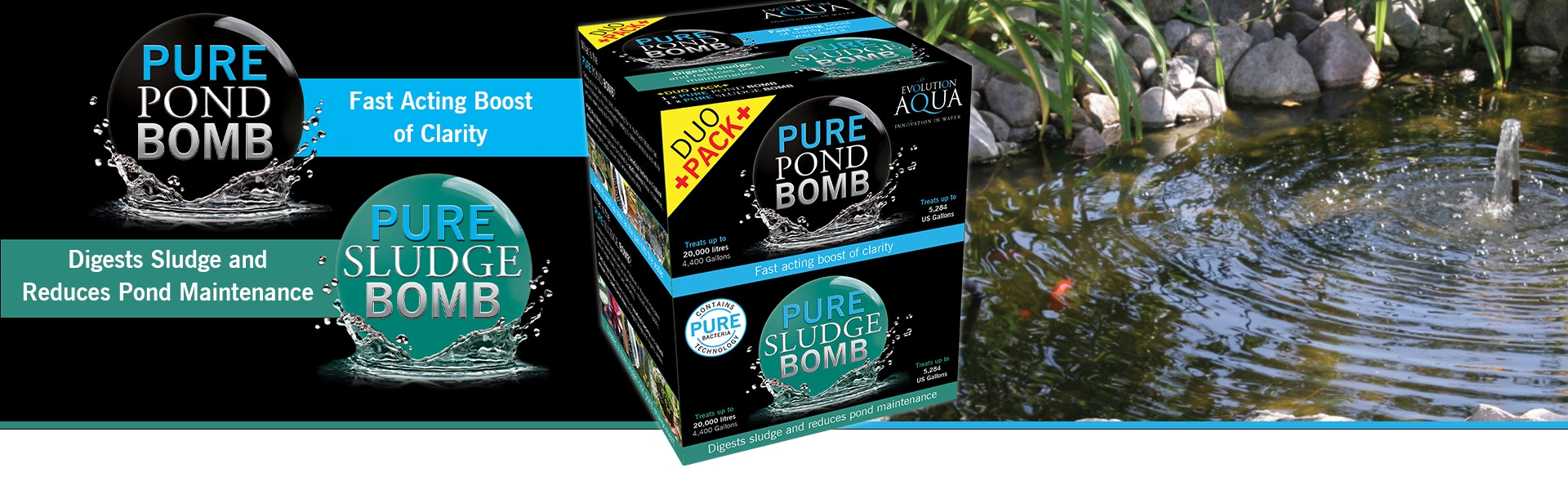 Pure Duo Pack 20.000l til hagedam