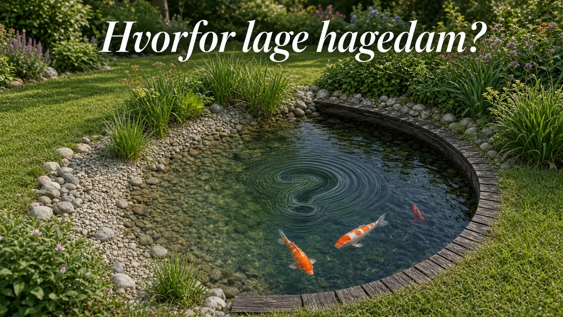 Hvorfor lage hagedam