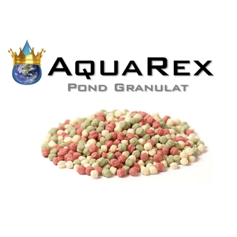 AquaRex Pondgranulat 3 mm 3 liter pose til koi og gullfisk