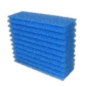BioSmart 18000/24000/36000 filtermatte blå, riflet blå skumplate sett skrått