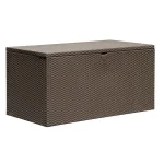 Deckbox putekasse espresso 509 L stående på lys bakgrunn