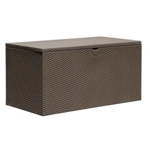 Deckbox putekasse espresso 509 L stående på lys bakgrunn