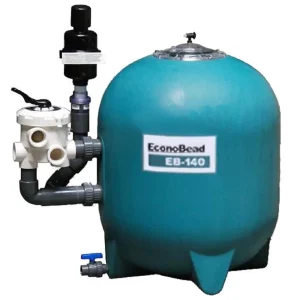 EconoBead EB-140 grønn filtertank med ventil og manometer
