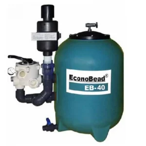 EconoBead EB-40 grønn filtertank med ventil og manometer