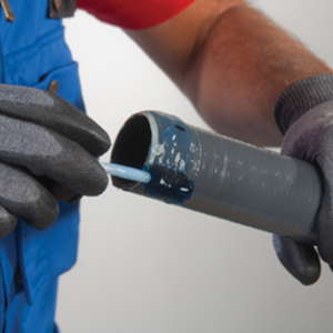 Griffon WDF-05 250 ml PVC-lim flaske med pensel i lokket