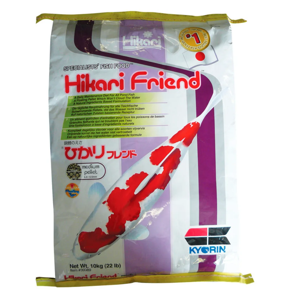 Hikari Friend pose med flytende fôr til koi