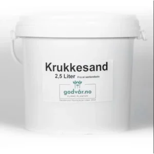 Krukkesand 25 liter i sekk til plantekurver i hagedammen