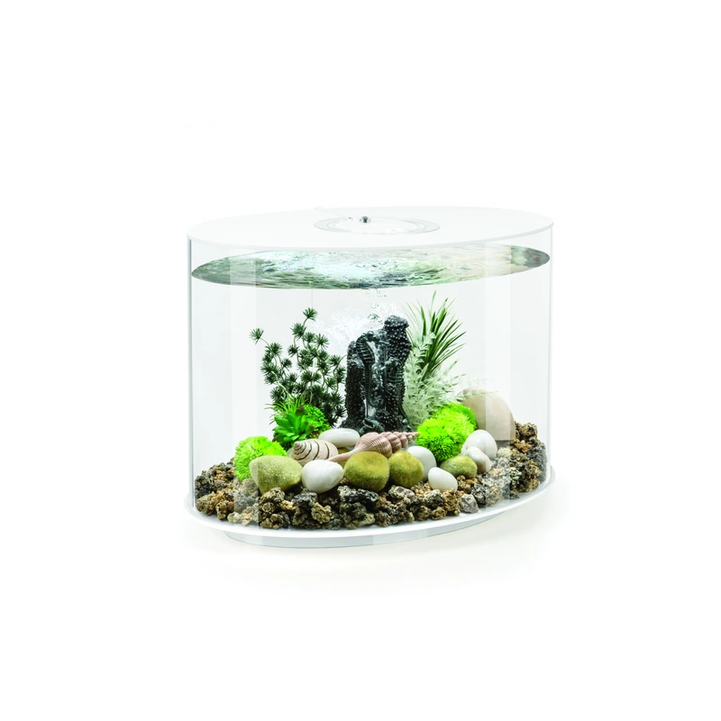 biOrb LOOP MCR hvitt ovalt akvarium 30 liter