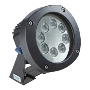 OASE LunAqua Power LED XL med åtte lysdioder og brakett, sett skrått forfra