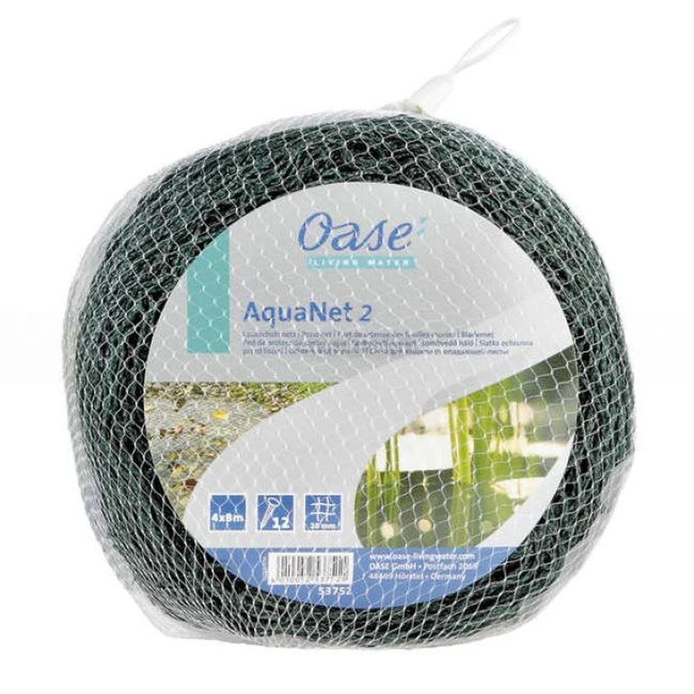 OASE AquaNet 2 løvnett 4x8 m pakke med 12 jordspyd