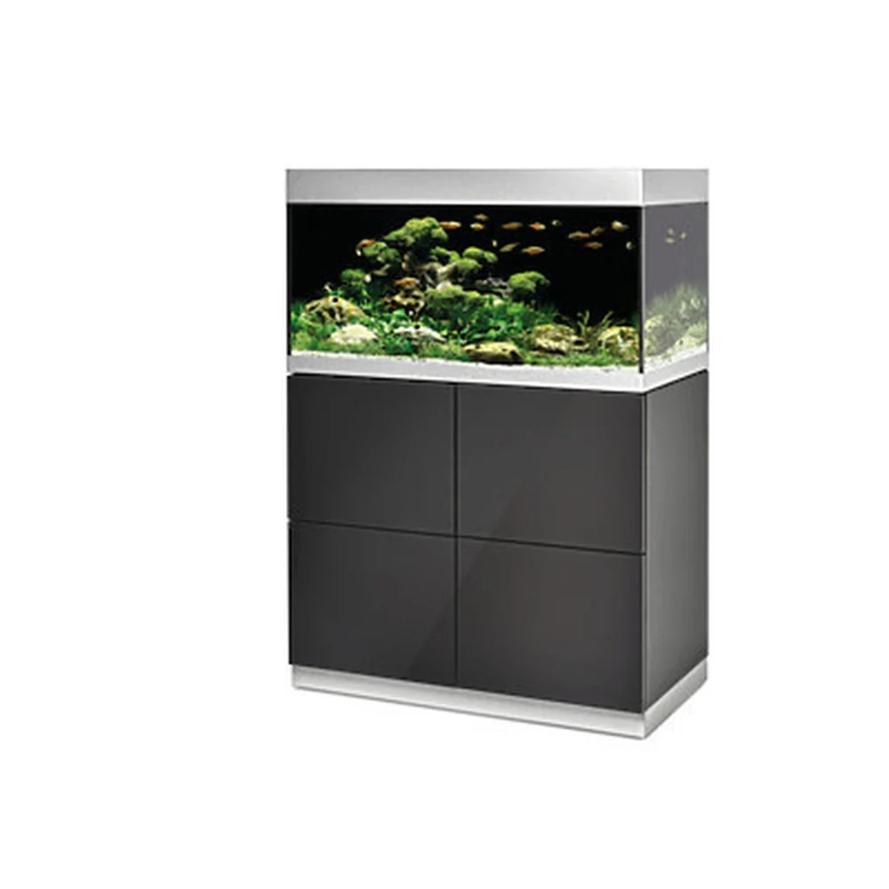 OASE HighLine 200 antrasitt akvarium med underskap sett fra siden