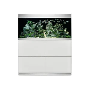 OASE HighLine 300 hvit komplett akvarium med underskap