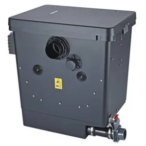 OASE ProfiClear Premium Compact M for pumpedrift, svart kasse med ett innløp og bunnventil