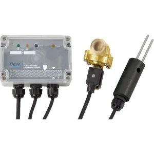 OASE ProfiClear Guard nivåregulator med styreboks, magnetventil i messing og nivåsensor