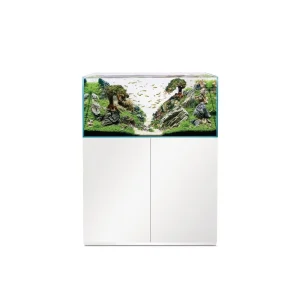 OASE ScaperLine 100 hvit åpent akvarium med hvitt skap