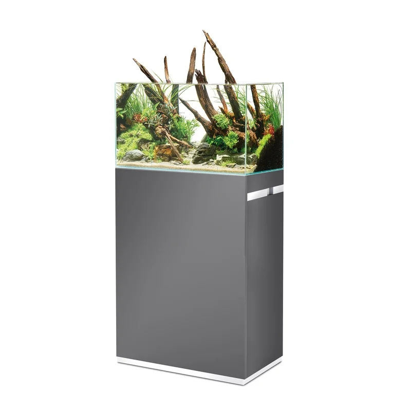 OASE ScaperLine 60 grå åpent akvarium med grått skap