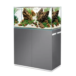 OASE ScaperLine 90 grå åpent akvarium med grått skap