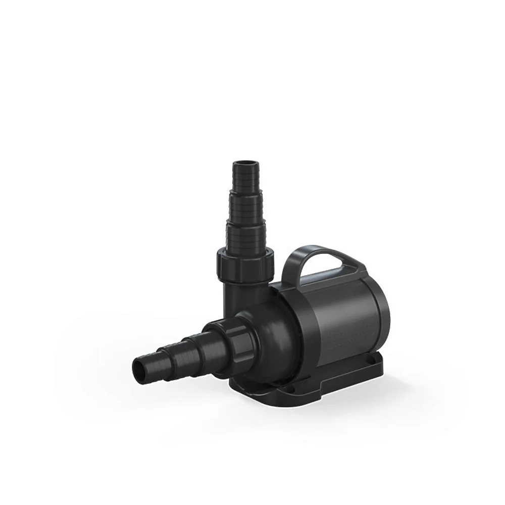 Pontec PondoMax Eco 5000 Control filterpumpe med bærehåndtak og trinnstusser sett skrått