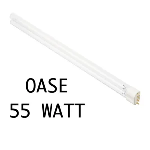 OASE UV-pære 55 W, lang dobbel glassrørpære med firepinners 2G11-sokkel