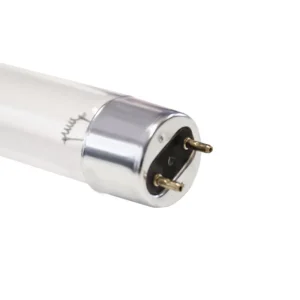 UV reservepære 55 W TL, rett glassrør med metallsokkel og to pinner sett tett på