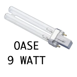 OASE UV-pære 9 W, kort dobbel glassrørpære med topinners G23-sokkel