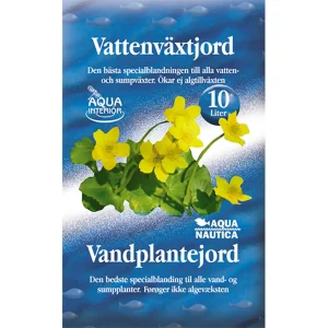 Vannplantejord 10 liter sekk med produktnavn på forsiden