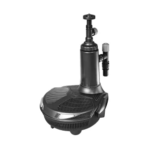 Hozelock EasyClear 6000 fontenefilter med pumpe, filter og UV-C i én enhet, med fontenerør og sideuttak for bekk