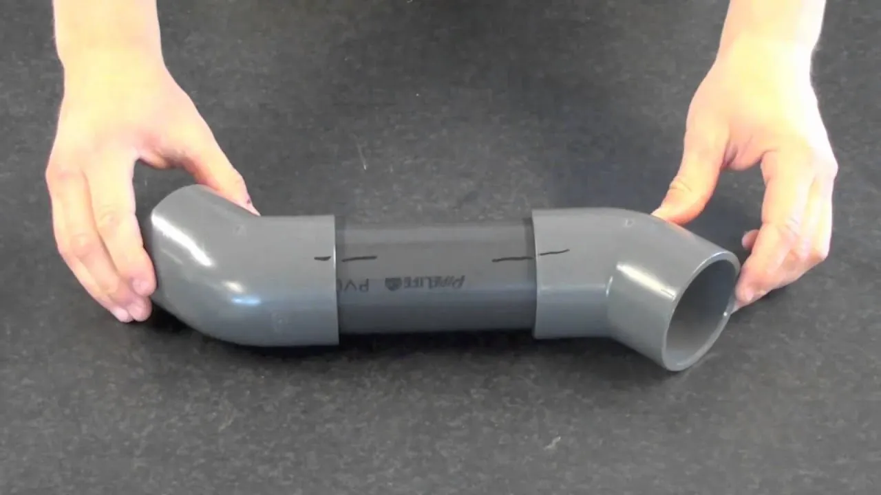 Video som viser hvordan du limer PVC-rør og PVC-deler sammen
