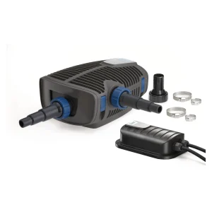 OASE AquaMax Eco Premium 12 V filterpumpe med strømforsyning, slangestusser og klemmer