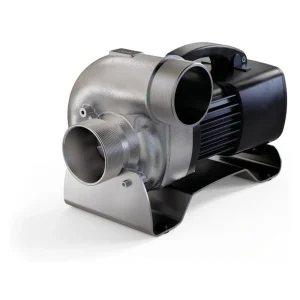 OASE AquaMax Eco Titanium 81000 med pumpehus i rustfritt stål på stativ