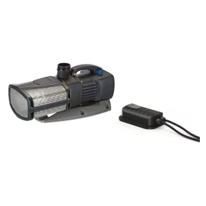 OASE Aquarius Eco Expert 20000/12 V fontenepumpe med filterkurv og strømforsyning