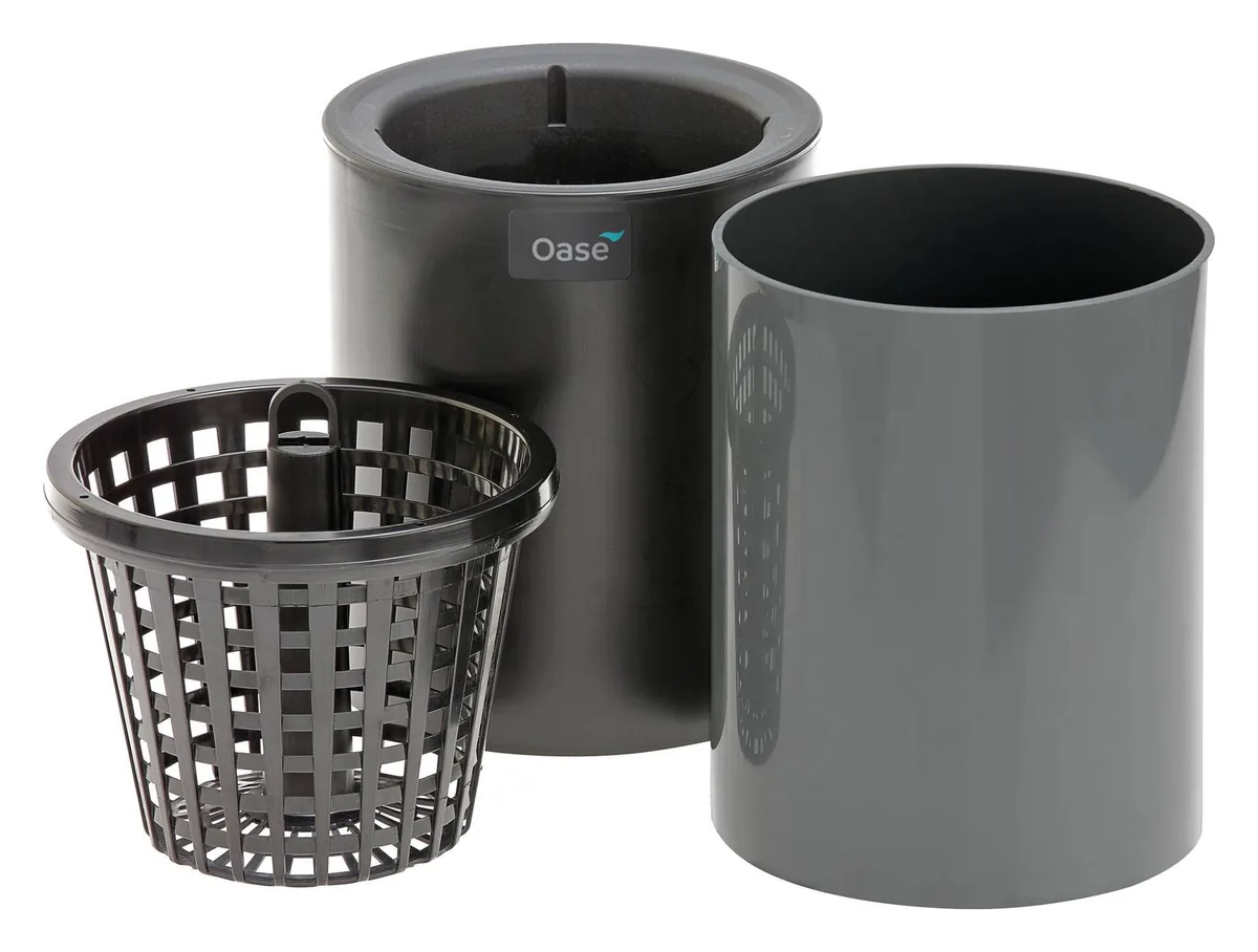 OASE AquaSkim Gravity med hus, flyteelement og kurv