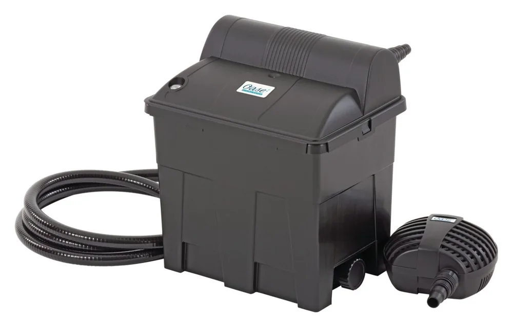 Filterpakke BioSmart 5000 med flowfilter, filterpumpe og spiralslange