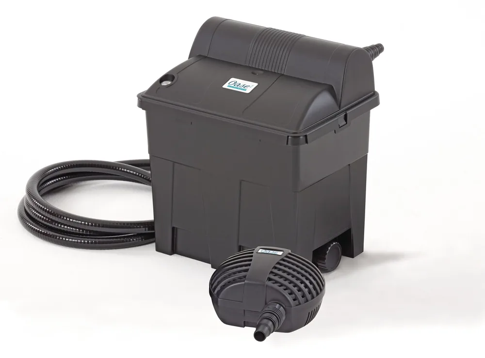 Filterpakke BioSmart 7000 med flowfilter, filterpumpe og spiralslange