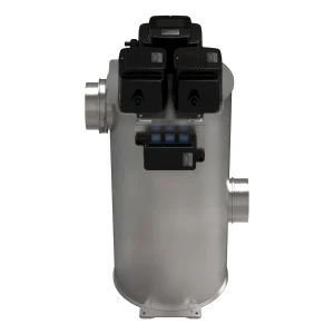 OASE Bitron Premium 180W UV-C-filter i rustfritt stål med tre lampehoder